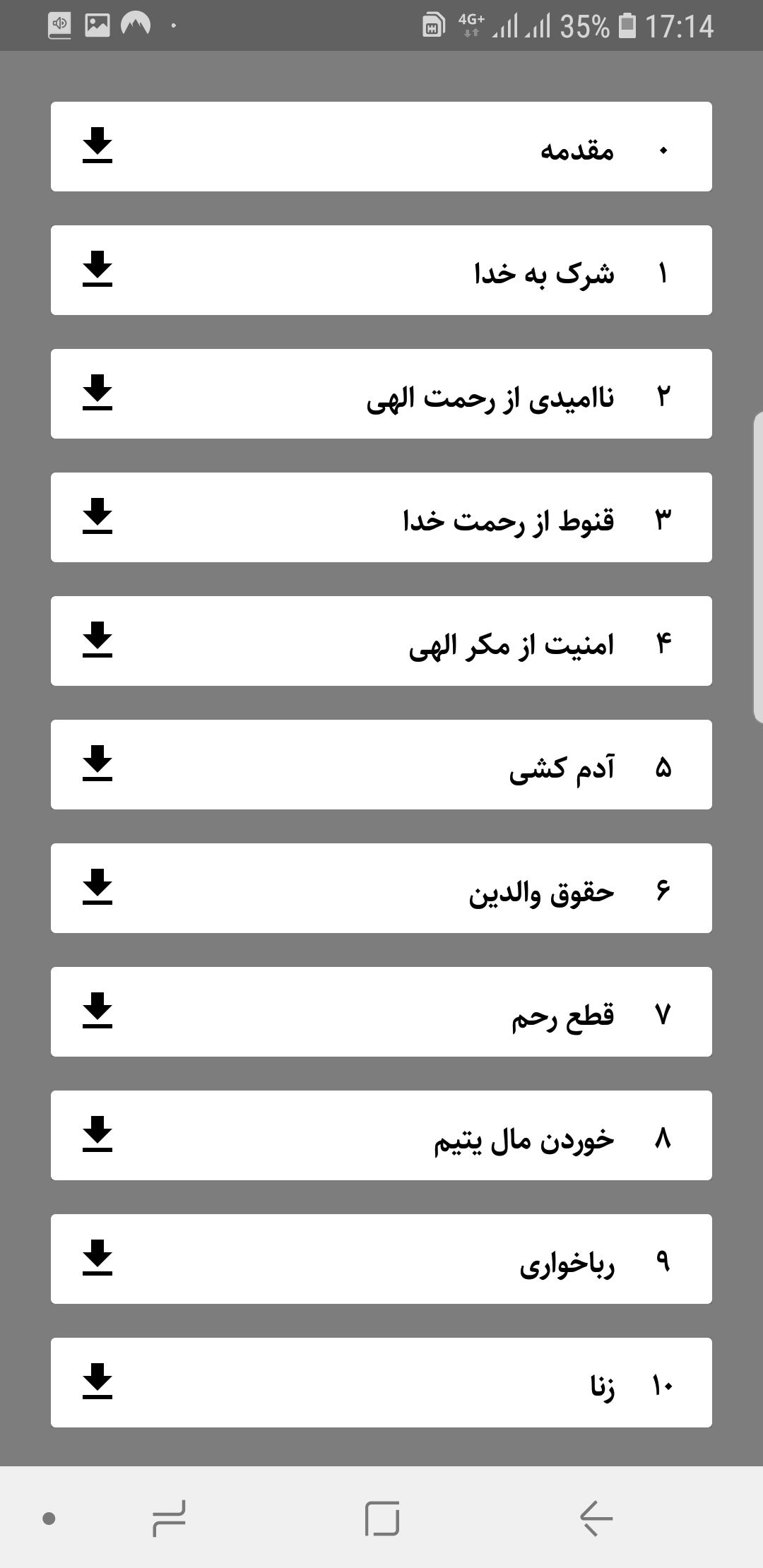 کتاب صوتی گناهان کبیره
